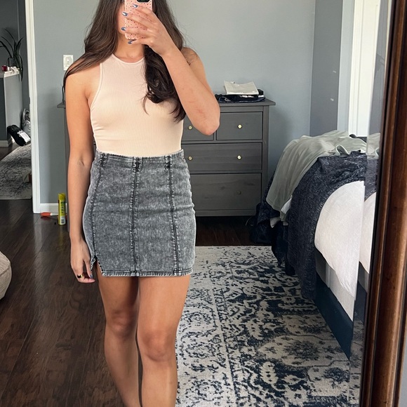 Mini Jean Skirt - Picture 1 of 7
